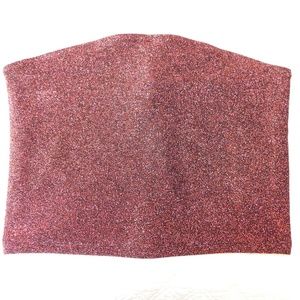 Shimmer Pink Tube Top